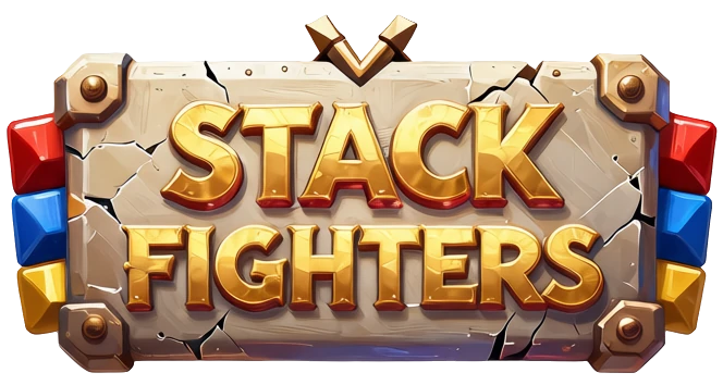 Stack Fighters key art featuring all six fighters