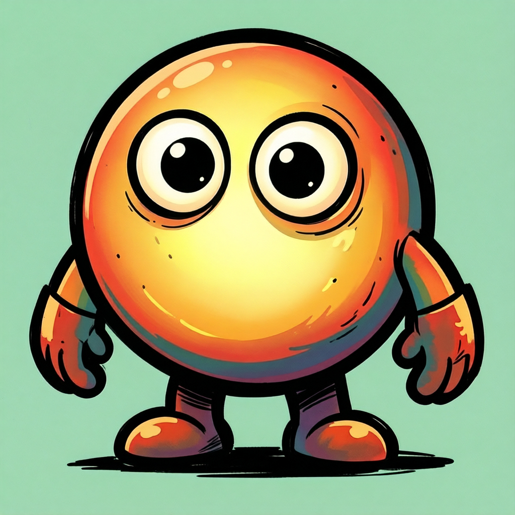 Cartoon mascot illustration (input)