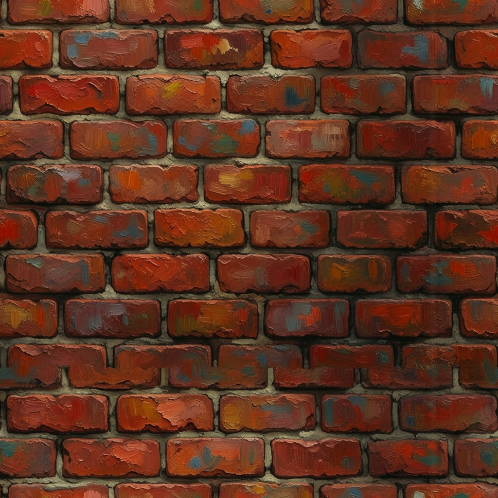 red brick wall