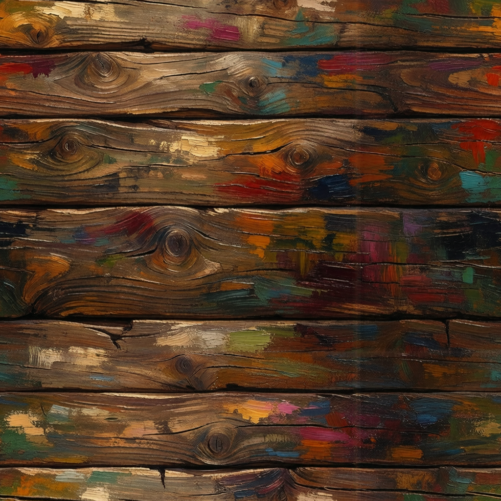 wooden floor planks