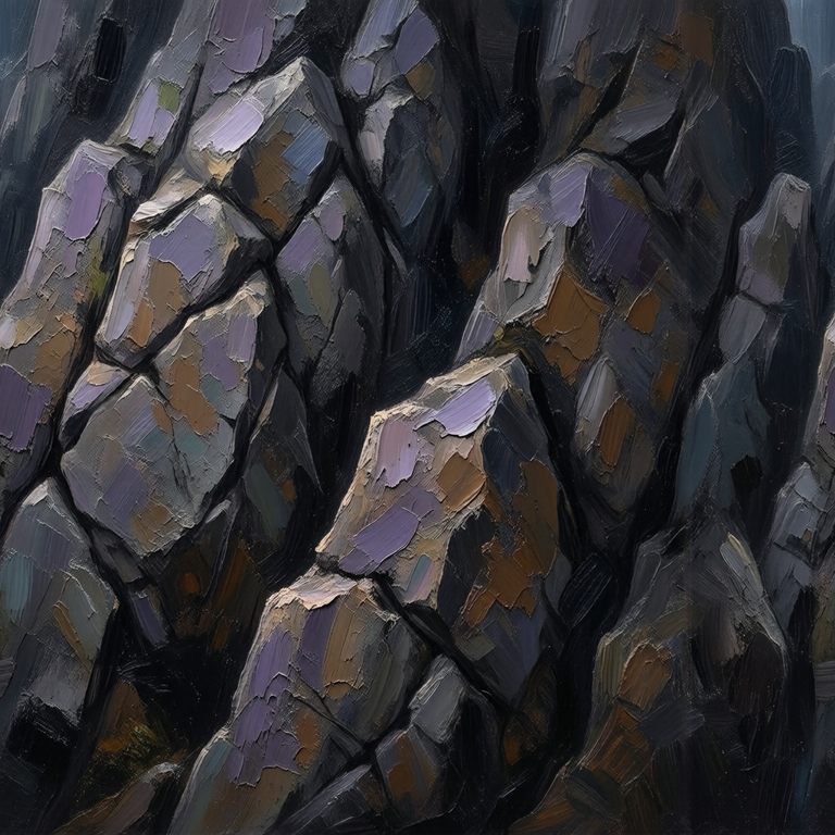 rocky cave wall