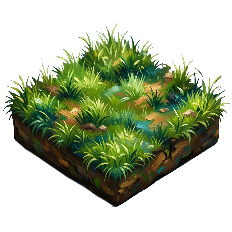 isometric grass terrain